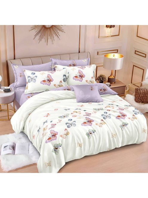 Двулицево спално бельо с ластик EmonaMall, 6 части - Модел S18910