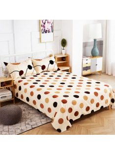 Долен чаршаф с 4 калъфки (размер 220x240) с кръгове