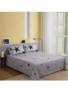 Долен чаршаф с 4 калъфки (размер 220x240) със звезди