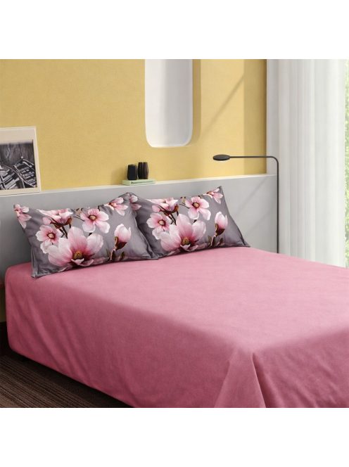 Долен чаршаф с 4 калъфки (размер 220x240), розови цветя