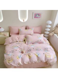   Двулицево спално бельо с ластик EmonaMall, 6 части - Модел S18998