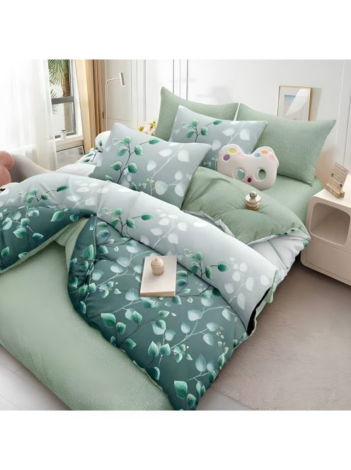 Двулицево спално бельо с ластик EmonaMall, 6 части - Модел S19070