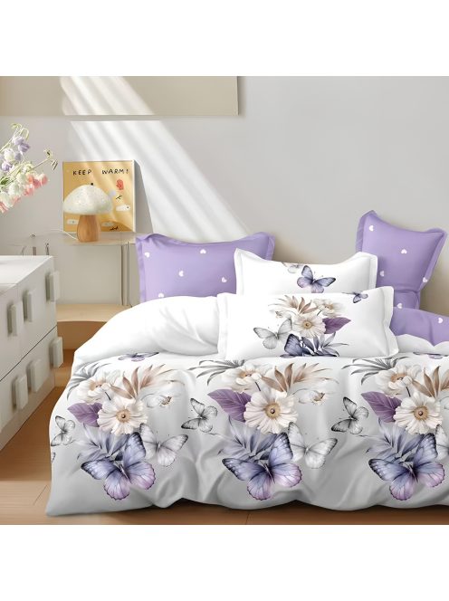 Двулицево спално бельо с ластик EmonaMall, 6 части - Модел S19083