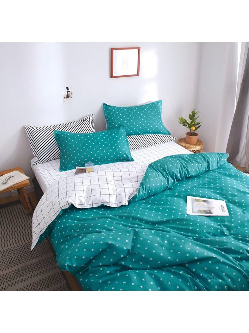 Двулицево спално бельо EmonaMall, 4 части - Модел S9668