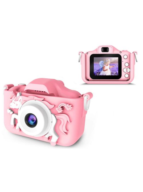 Детски фотоапарат розов