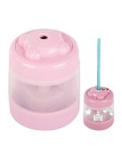 Електрическа острилка за моливи EmonaMall, USB, Розов - Код T1026