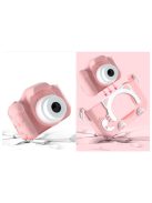 Детски фотоапарат EmonaMall, Розов - Код T1027