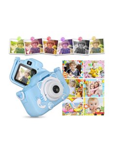   Детски фотоапарат EmonaMall, Син - Код T1028