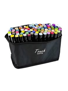 Алкохолни двустранни маркери EmonaMall, 80бр.