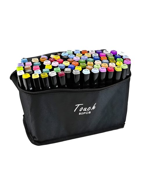 Алкохолни двустранни маркери EmonaMall, 80бр.