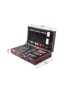 Детски дървен куфар за рисуване 143 части EmonaMall - Код T1042