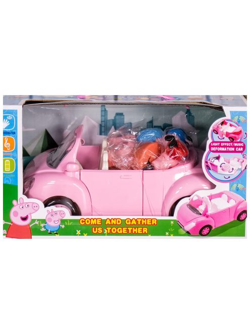 Детски комплект Peppa Pig кола, пикник и прасенца
