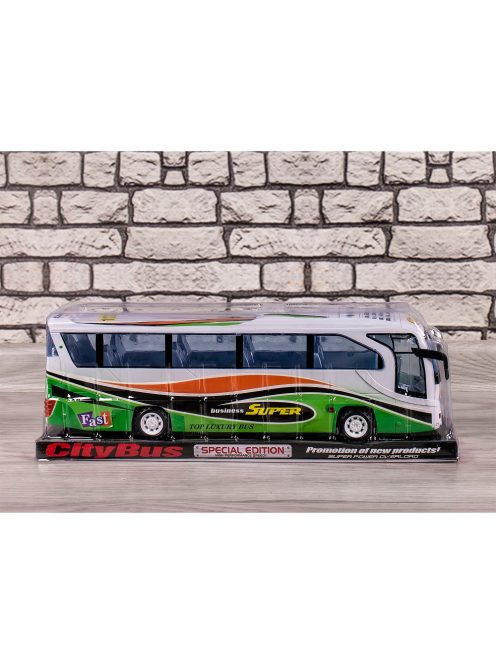 Детски фрикционен автобус със звук и светлина