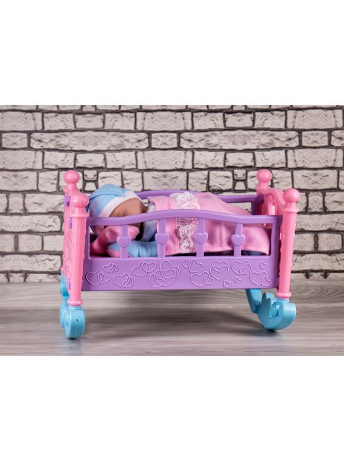 Детски комплект кошара, люлка и хъркащо бебе