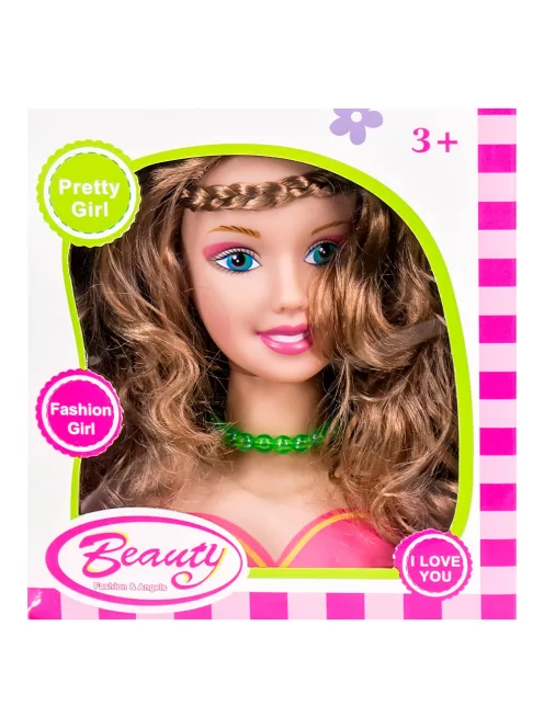 Глава на кукла за прически