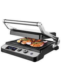   Грил/скара ECG KG 1000 GOURMET, 1650–2000W, Сив/Черен - Код W2893