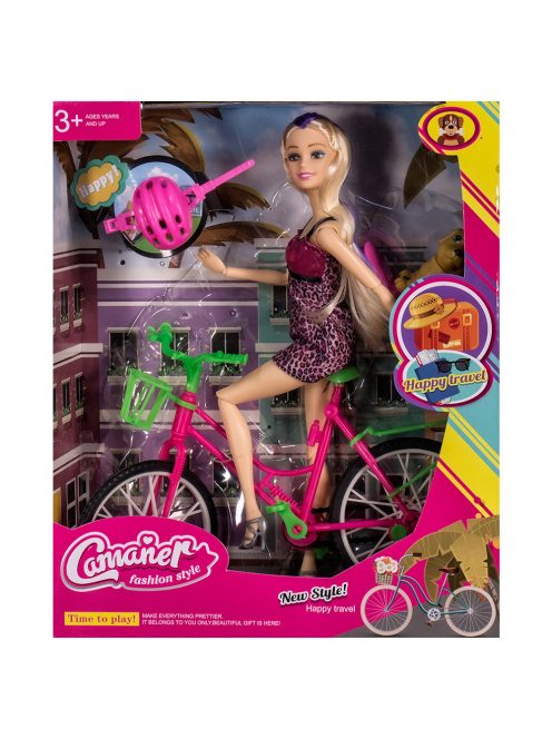 Комплект кукла с чупещи се стави и колело
