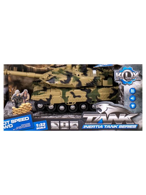 Детски инерционен танк със звук и светлина