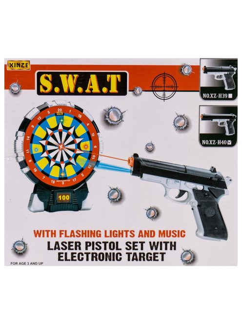 Детски интерактивен комплект "Пистолет и мишена"