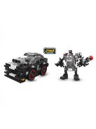 Детски конструктор черна кола-робот