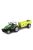 Зелен детски трактор и ремарке