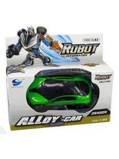 Зелен метален трансформърс