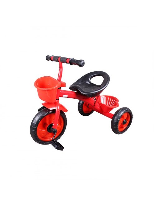 Червено детско колело триколка с два коша