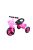Розово детско колело триколка с два коша