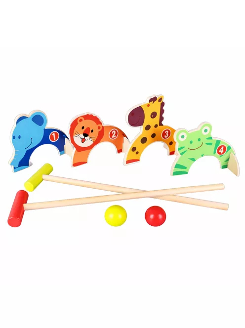 Детска дървена игра Чукбол