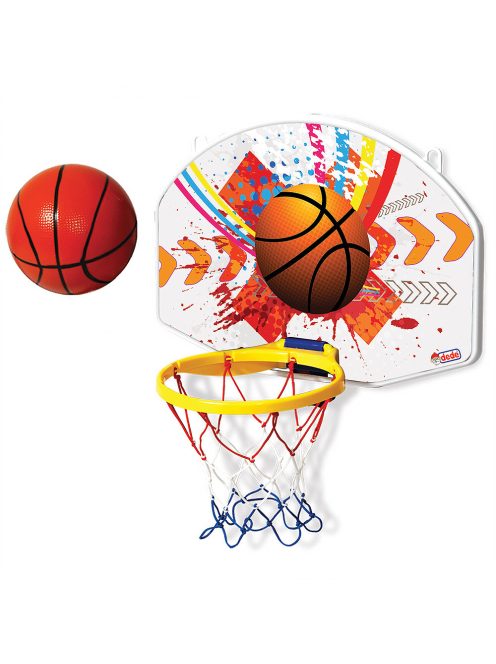 Детско баскетболно табло с гумена топка
