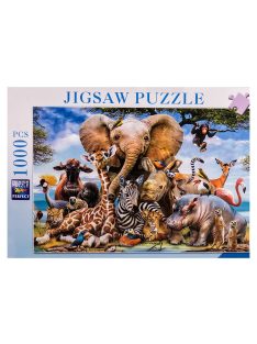 Детски пъзел Африкански животни (1000 елемента)