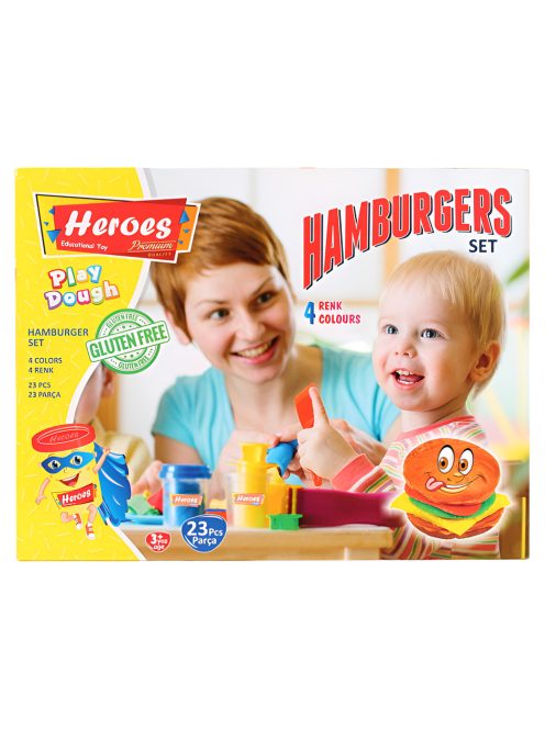 Детски моделин Хамбургер