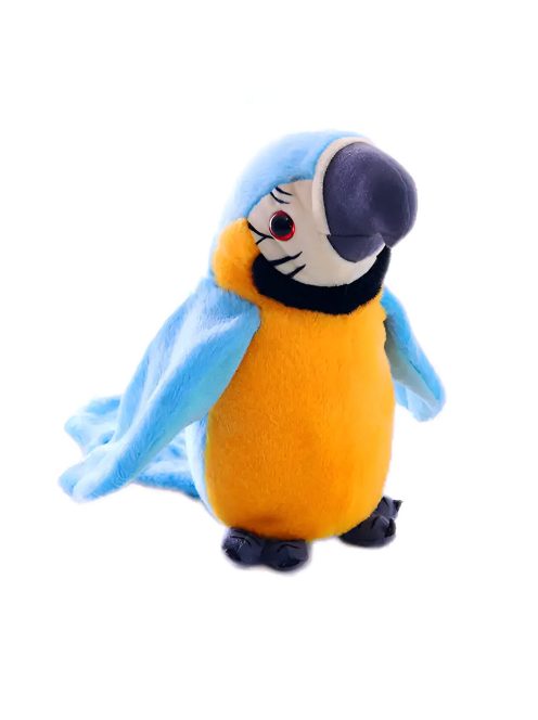 Играчка детски папагал, който повтаря думи