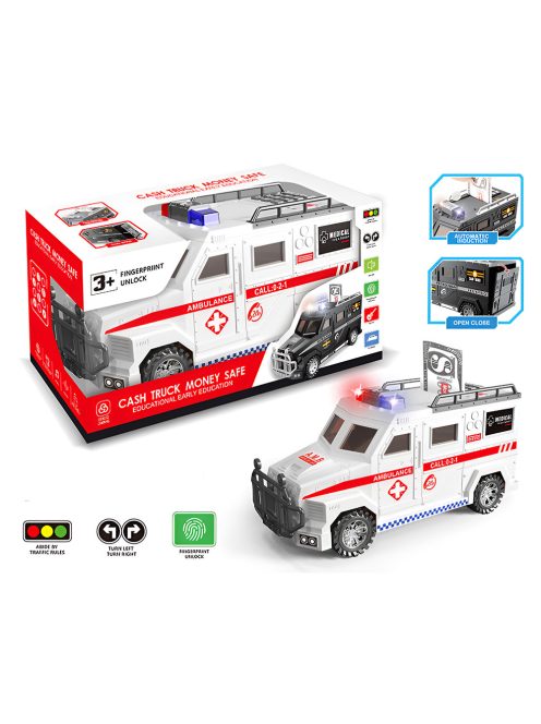 Детска електронна касичка Линейка 2в1