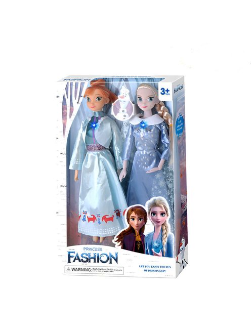 Детски комплект 2 кукли с музика и светлина