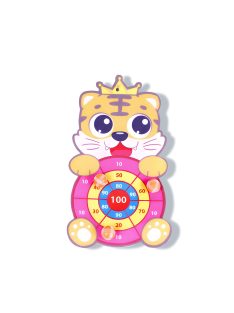 Детска мишена с 3 топки Тигърче