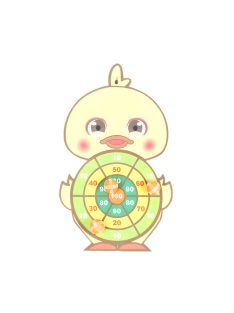 Детска мишена с 3 топки Пате