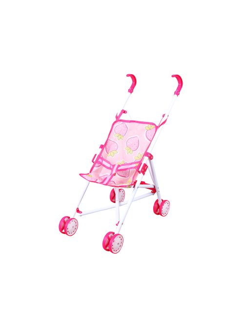 Розова метална количка за кукла