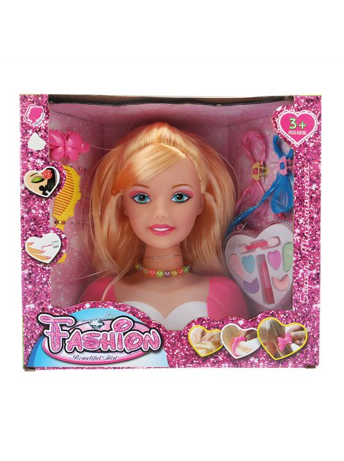 Детска кукла за прически и гримиране руса