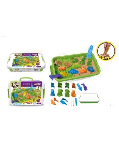 Детски кинетичен пясък и формички 3D Животни 