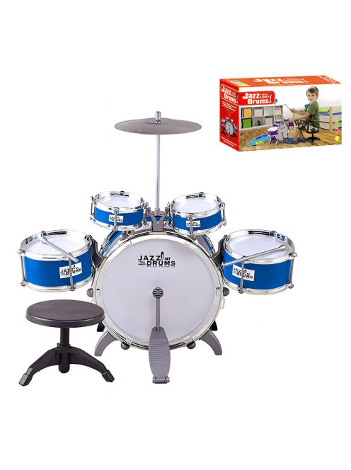 Голям комплект сини барабани 