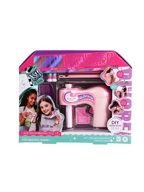 Детска машинка за плитки розова