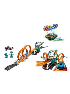 Детска писта с катапулт и метална кола сменяща 