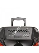 Караоке тонколона преносима ZP 9999 B12, 12 инча, Bluetooth, 2 микрофона, Безжична - Код G8203