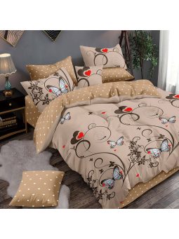 Двулицево спално бельо без ластик