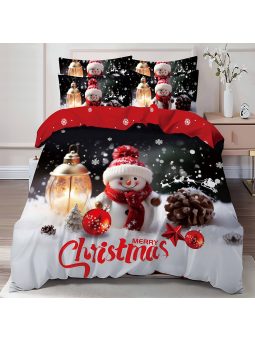 Коледно спално бельо без ластик