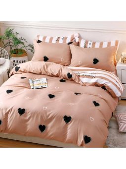 Двулицево спално бельо с два горни плика без ластик